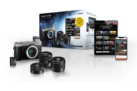 Appareil Photo Hybride Panasonic Pack Lumix Gx9 Silver + G Vario 12-32mm F/3,5-5,6