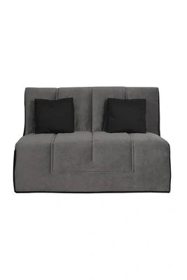 Banquette-Lit Relaxima - Banquette Slyde 140 Virginia Angel Gris - 140 X 200 Cm