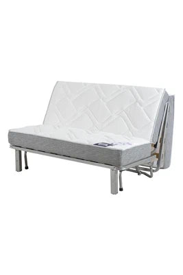 Banquette-Lit Relaxima - Banquette Slyde 160 Washington Coton Gris
