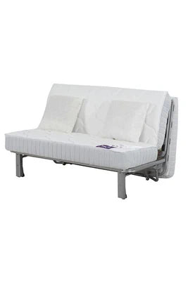 Banquette-Lit Relaxima - Banquette Slyde 140 Virginia Angel Gris - 140 X 200 Cm