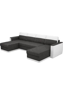 James Canapé d'angle panoramique Convertible 5 places