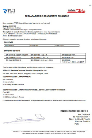 Draisienne électrique Urbanglide Bike 160