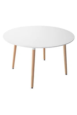 Ensemble Table Et Chaises Happy Garden Ensemble Table Ronde 120cm Martha Et 4 Chaises Nora Blanc