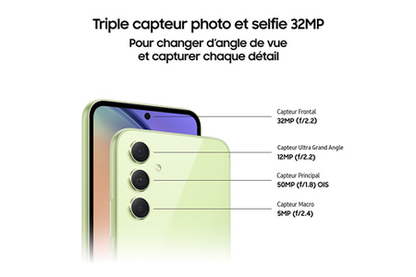 Smartphone Samsung Pack Galaxy A54 128go Graphite 5g + Buds Live Noir