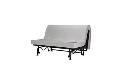 Bz Bultex Comfort Banquette Bz 3 Places - Made In France - L 142 X P 101 Cm - Tissu Noir - Becci Bultex