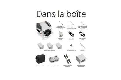 Drone Dji Fly more combo avec telecommande sans ecran