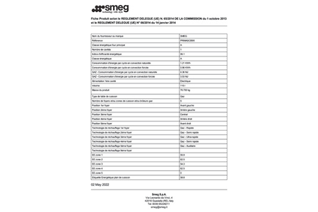 Piano de cuisson Smeg PRIMASCB9X