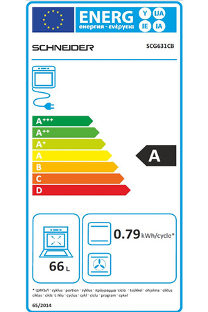 Cuisinière mixte Schneider SCG631CB