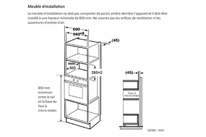 Micro- ondes + Gril Thomson TBIG28IXC