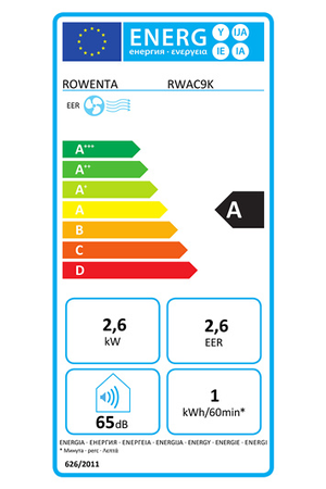 Climatiseur mobile Rowenta RWAC9K