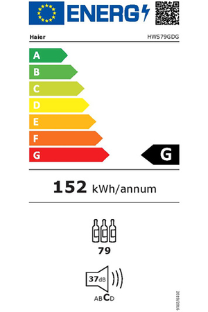 Cave multi-températures Haier HWS79GDG